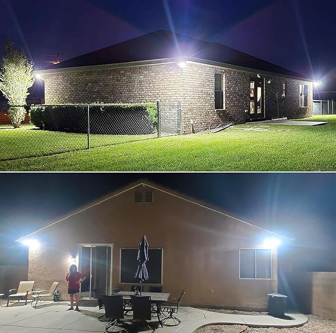 SANSI 30W 4000LM Motion Sensor Outdoor Lights, 5000K 400W Equiv Security Lights, 4 Modes LED Wired Flood Lights Outdoor 320° Wide Angle for House Garage Yard Patio Soffit IP65 Weatherproof