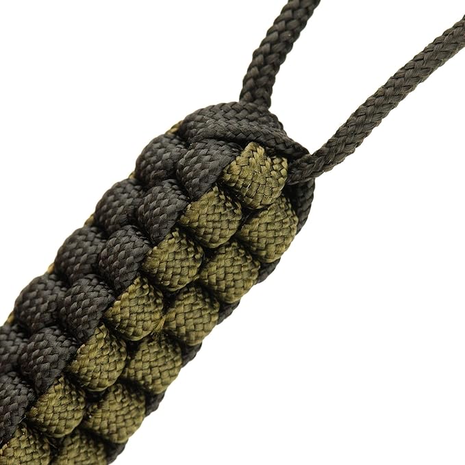 M-Tac Skull Knife Lanyard with Bead – Paracord Lanyard for Knives & EDC – Tactical Knife Fob Pull Cord – Durable Paracord