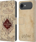 Head Case Designs Officially Licensed Harry Potter The Marauder's Map Prisoner of Azkaban II Leather Wallet Case Compatible with Apple iPhone 17 Air