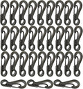 Mini Carabiner Clips with Metal Spring Wiregate Hook and Little Eye Hole for Keychain Backpack Clasps