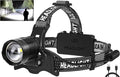 azamine LED Headlamp Rechargeable, 99000 Lumens Bright Head Lamp Βattery Include, 90° Adjustable Head Lights for Forehead with 3 Modes, Long Runtime & Waterproof Headlamps for Adults Camping Hiking