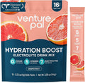 Venture Pal Sugar Free Electrolyte Powder Packets - Liquid Daily IV Hydration Packets for Rapid Rehydration | 7 Electrolytes & 5 Vitamins | Keto Friendly | Non-GMO | Vegan | Fast Dissolve | 16 Sticks
