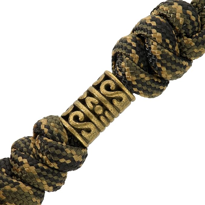 M-Tac Skull Knife Lanyard with Bead – Paracord Lanyard for Knives & EDC – Tactical Knife Fob Pull Cord – Durable Paracord
