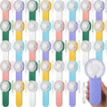 Sumind 36 Pcs Small Personal Portable Fan Mini Handheld Bulk 1 Speed Electric Cute Battery Powered for Neck Lash Makeup Women Men Travel Camping Indoor Outdoor Summer (6 Colors)