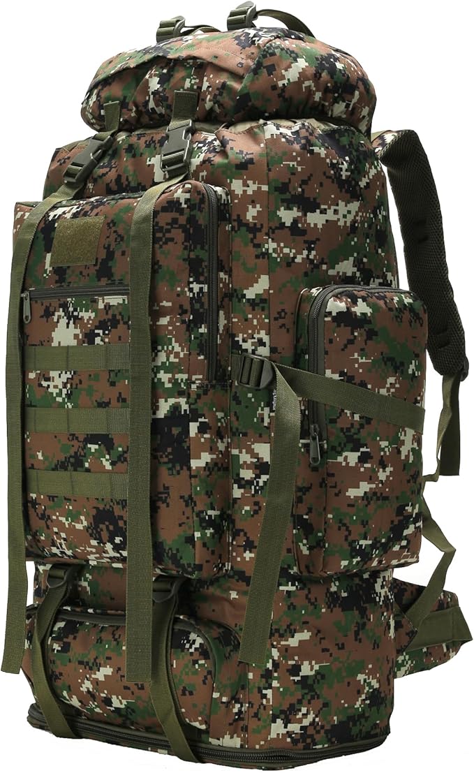 Hiking Backpack for Men 70L/100L Camping Backpack Military Rucksack Molle 3 Days Assault Pack for Climbing | Camping Backpack, 3 Days Assault Pack, for Climbing