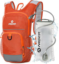 Nepest Kids Hydration Backpack, Mini Water Backpack with 1.5L Water Bladder for Hiking Cycling Running