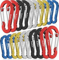 Aluminum Carabiner Clips- Set of 20,Carabiner Clip 2 inch