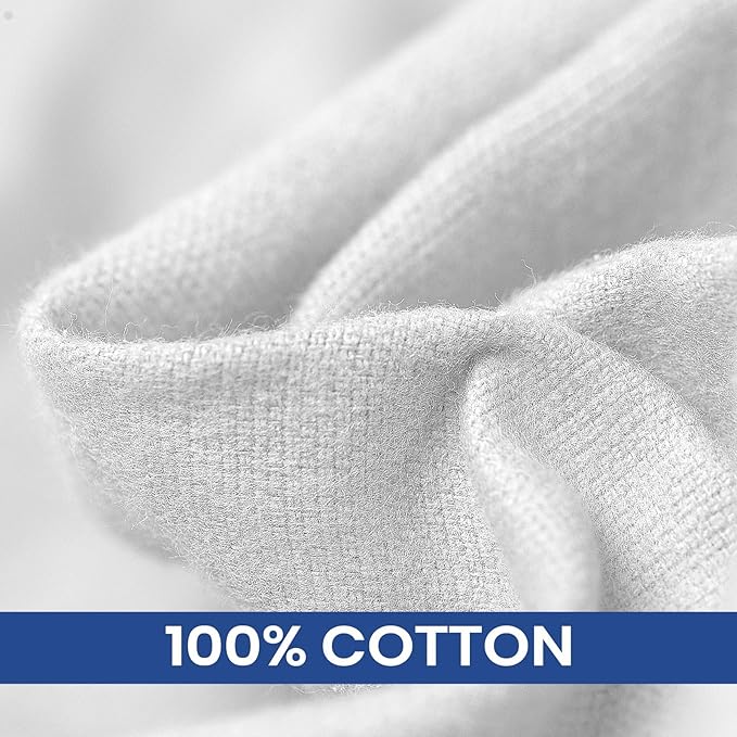 Linteum Textile 100% Cotton Hospital Patient Bath Blanket, Bed Bath Sheet, Twin Blanket Lightweight Sheet Blankets 70x90 in, 1.75 lb. White