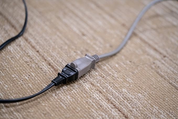 Woods Light Duty Extension Cord, 20Ft, 16 Gauge, Small Appliance Cord, SVT, Gray, 990547