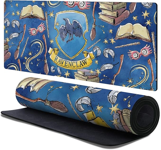 Head Case Designs Officially Licensed Harry Potter Ravenclaw Graphics 37.4 x 15.75 x 0.16 inches (900 x 400 mm) - XL Gaming Office Desk PC Keyboard Mouse Mat Pad
