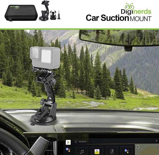 DigiNerds 50-in-1 Action Camera Accessories Kit - Compatible with GoPro Hero 13 to 7, Max, Fusion, Insta360, DJI Osmo, AKASO & More
