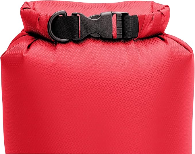 Wise Owl Outfitters Waterproof Dry Bag 3-Pack – Lightweight & Airtight 5L/10L/20L Small & Large Dry Bags for Kayaking, Beach, Travel, Boating, Hiking