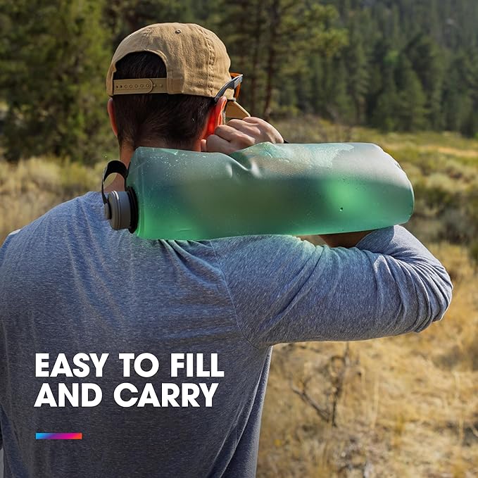 HydraPak Seeker - Collapsible Water Storage (6 Liter)- BPA & PVC Free Camping Hydration Reservoir Bag