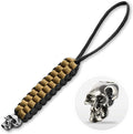 M-Tac Skull Knife Lanyard with Bead – Paracord Lanyard for Knives & EDC – Tactical Knife Fob Pull Cord – Durable Paracord