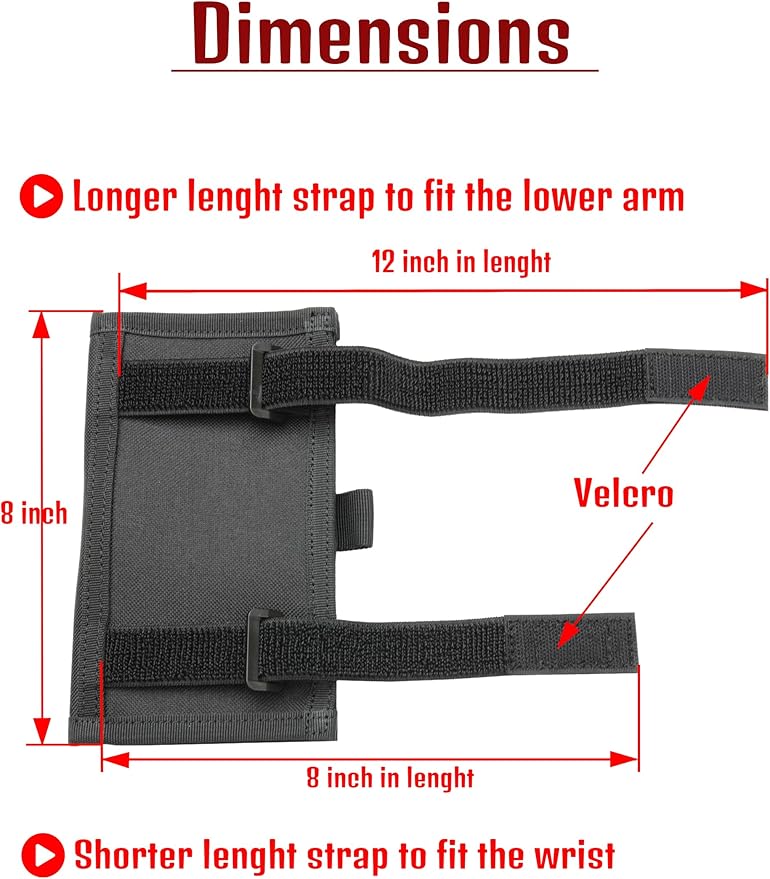 Underalert Tactical Wristband Dope Card Holder Sniper Data Book Quarterback Sleeve Wrist Coaches Football Play Wristbands Youth Flag Armband Sports Coach Playbook Adult