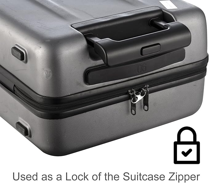 Zpsolution Double Small Carabiner Clips - Zipper Clip Theft Deterrent - Securing Pulls Closed - Zipper Pull Replacement