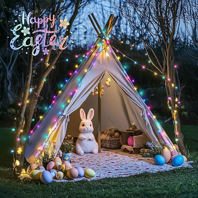 JMEXSUSS 2 Pack Solar String Lights Outdoor Waterproof, Total 400 LED 151FT Solar Christmas Lights Outdoor, 8 Modes Christmas Light for Outside Patio Yard Tree Decorations, Pastel Multicolor