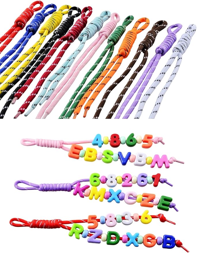 Paracord Keychain Bag Charms Paracord Rope Keychain Bag Charm 12pcs Braided Code Charms for Purse Backpack Handbag