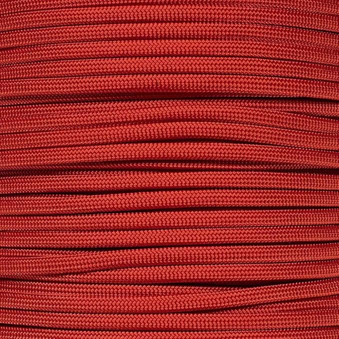 Paracord Planet 550lb Commercial Grade Paracord – 7 Strand Type III Nylon Parachute Cord Hanks for Hiking, Camping, and Fishing – 30+ Colors and Lengths of 50' and 100'