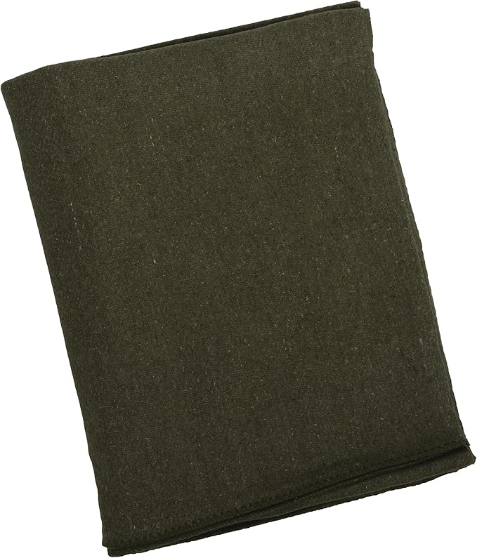 Rothco Wool Rescue Survival Blanket – Warm Emergency Outdoor, Camping Sleep Throw