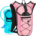 Hydration Backpack with Leak Proof Water Bladder, Lightweight Hydro Water Daypack for Rave, Cycling, Running, Hiking, Climbing