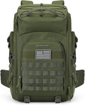 Maelstrom Tactical Backpack for Men, Water Resistant 40L Military Backpack, for Hiking, Camping, Gym with Molle System (Army Green)