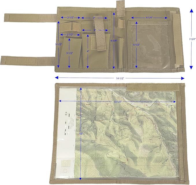 Compass Navigation Kit - Advanced Package - Includes Lensatic Military Style Compass, Multifunction Case, Ranger Beads, Protractor, and Markers - Everthing Needed to Get Started