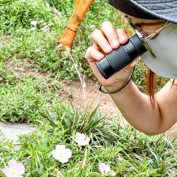 Close-up Monocular Designed for Low Vision Users who are Visually Impaired. Mini-Sized Magnifying Monoculars for Short Distance Viewing (6x16mm-Clean Barrel)