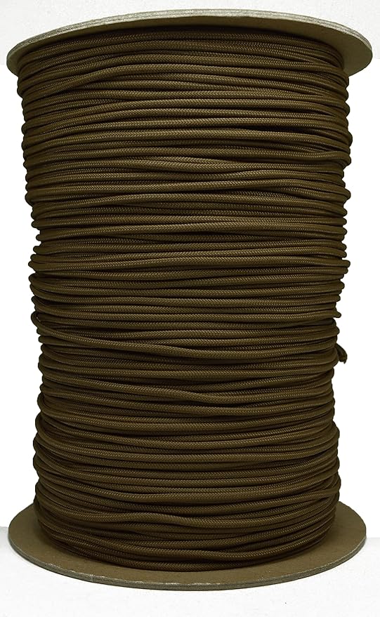 275 Cord 5 Strand Paracord - 40+ Colors in 100 Feet Bundles and 1000 Foot Spools