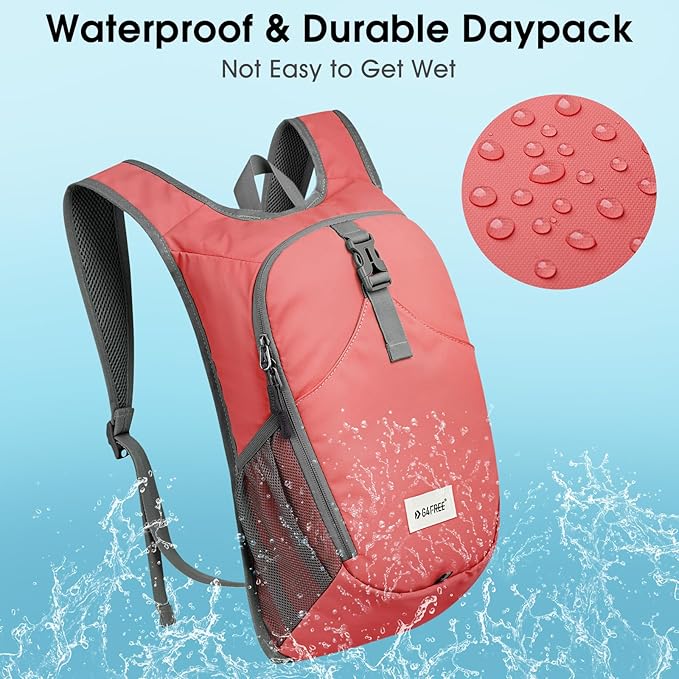 G4Free 10L Hiking Backpack, Lightweight Small Hiking Daypack Outdoor Travel Foldable Shoulder Bag