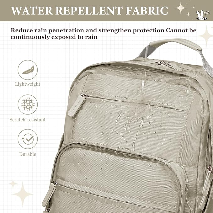Khaki Backpack for Women Men