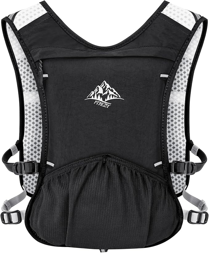 ITIEZY Running Vest for Women Men, 5L Hydration Backpack Lightweight Running Water Vest with Leak-Proof Bladder Sleeve for Marathon, Trail, Cycling, Hiking, Jogging
