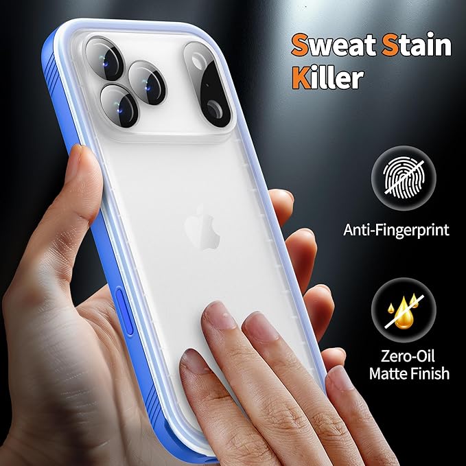 Cozycase TOP Military Protective IP68 Waterproof Case for iPhone 17 Pro Heavy Duty 360 Shockproof Full Body with Screen Camera Protector Double Dustproof Hard Tough 17Pro Front Back Cover