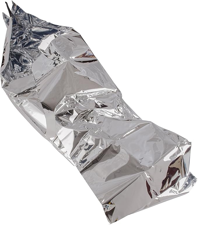 Mabis Sterile Foil Baby Bunting Emergency Heat-Conserving Baby Blanket for Newborns and Infants (Pack of 4)