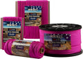 HERCULES 750lb Paracord 4mm 11 Strands Tactical Parachute Cord, 50' 100' 250' 1000' Utility Rope for Camping, Survival, Outdoor Gear (Rose Pink, 250FT)