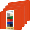 KING MOUNTAIN Self Adhesive Nylon Fabric Repair Patch, 9×11 Inches 4 Pcs, Quick Down Jacket Repair Patch, Waterproof Outdoor Gear Patch Kit for Tent,Backpacks,Umbrella, Gloves, Sleeping Bag (Orange)