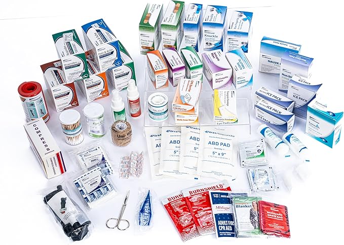Class-A First Aid Refills Medication Without Cabinet | Essential Medications for Emergency Preparedness | Ensuring Long-Lasting Reliability | Exceeds OSHA