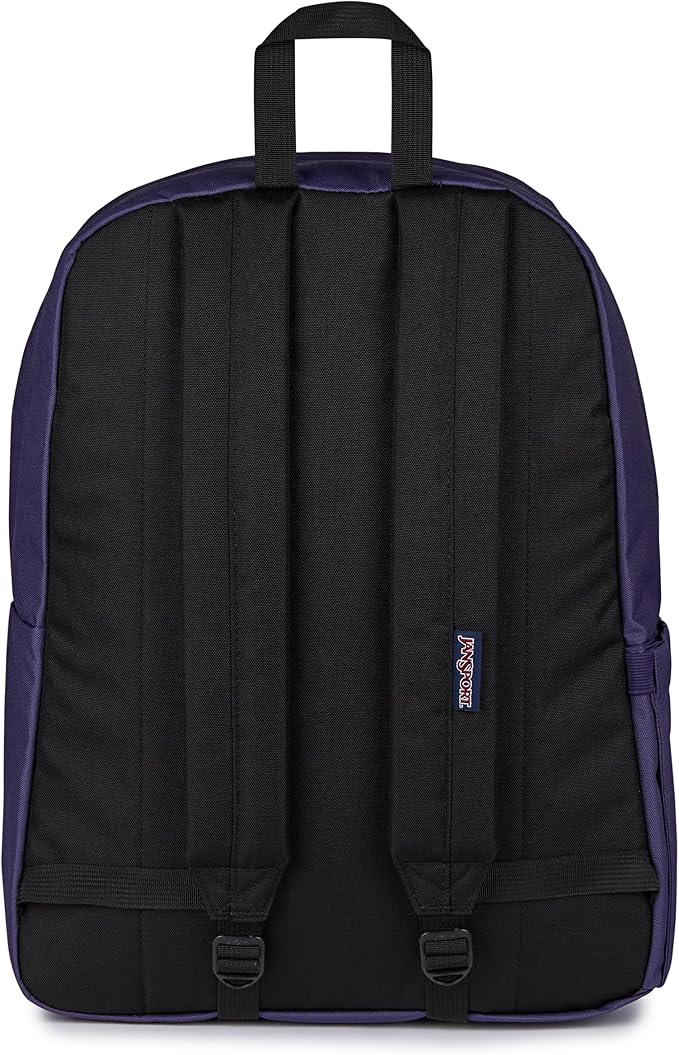 JanSport SuperBreak Plus Backpack with Padded 15-inch Laptop Sleeve and Integrated Bottle Pocket - Spacious and Durable Daypack for Work and Travel - Amethyst Angst