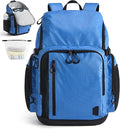 BAGSMART 2 Piece Swim Bag for Swimmers with Shoe Compartment, 35L Waterproof Swim Backpack for Men and Women, Swimming Sports Gym Bag