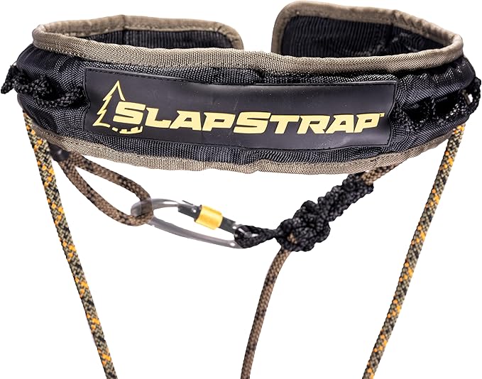 Hunter Safety System SlapStrap: Rope Management System for Saddle Hunting and Tree Stand Safety – Secure Lineman’s and Tether Rope with MOLLE Loops, Gear Storage & Included Pouch