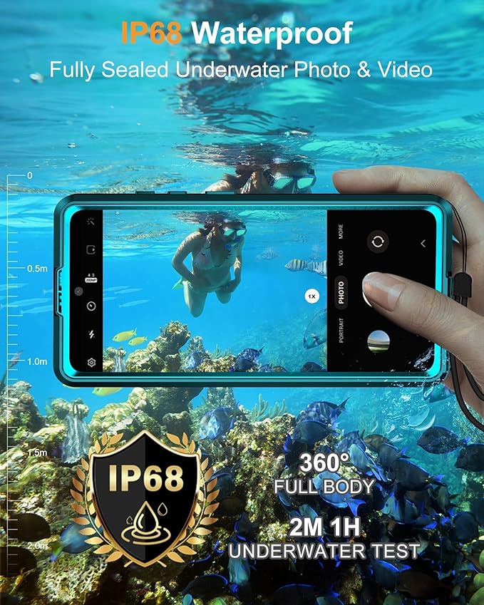 for Samsung Galaxy S26 Ultra Waterproof Case, [Fit for Magsafe] [IP68 Water Proof] [Built-in Screen Protector], Magnetic Heavy Duty Military Grade Rugged Phone Case for S26 Ultra 6.9", Privacy