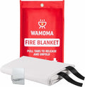 Fire Suppression Blanket - Waterproof, Oil-Resistant, Fiberglass Fire Blanket for Home, Kitchen, Grill, BBQ, Fireplace with Rapid Deployment | Reusable High Heat Resistant Safety Sheet