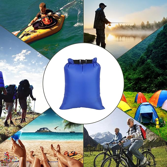 Dry Bags Waterproof Set, 6-Pack Ultralight Waterproof Bags Small Stuff Sack Water Proof Bag Dry Sacks, Outdoor Dry Bag Keep Gear Dry for Backpacking Hiking Boating Camping Travel