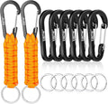 EOTW Paracord Keychain for Men Women Paracord Carabiner Backpack Keychain with Aluminum Clip for Camping Hiking Outdoor Gear