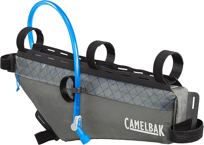 CamelBak M.U.L.E. Bikepacking Waterproof Triangle Frame Pack - Includes 2L Quickstow Hydration Reservoir Bladder, Large