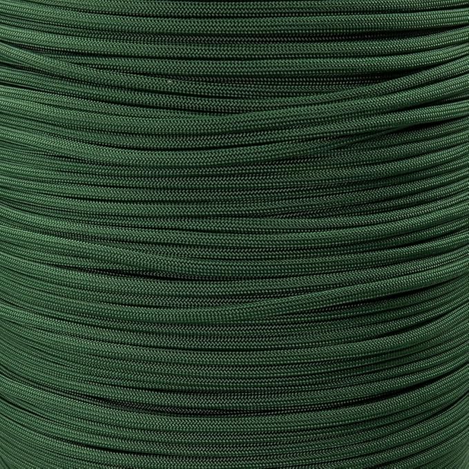 Paracord Planet Solid Color 550lb Paracord- 7 Strand Type LLL Nylon Cord for Indoor and Outdoor Tasks