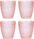 uxcell 7oz Acrylic Drinking Glasses, 4Pcs Plastic Reusable Tumblers Drinkware Unbreakable Water Glasses Cup Stackable & Dishwasher Safe for Home Outdoors Restaurant, Pink
