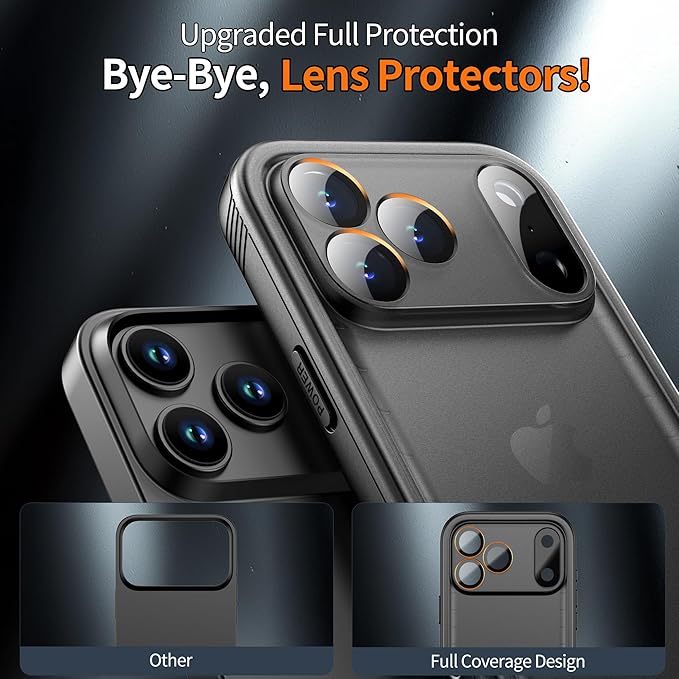 Cozycase TOP Waterproof Case for iPhone 17 Pro Max - Military Heavy Duty 360 Shockproof Full Body with Screen Camera Protector Double IP68 Water Dust Drop Proof Hard Rugged 17PM Front Back Slim Cover