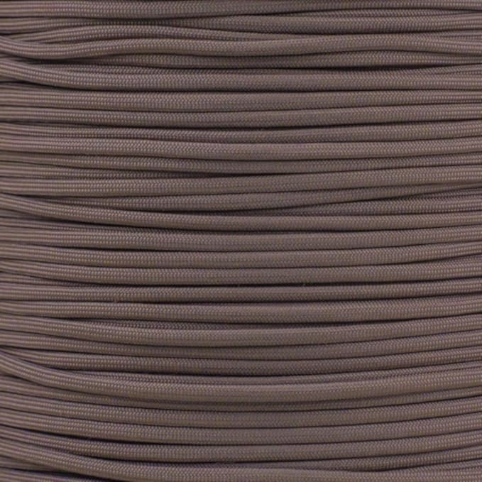 Paracord Planet Solid Color 550lb Paracord – 7 Strand Type III Nylon Cord for Indoor and Outdoor Tasks – Dark Brown (250 ft)