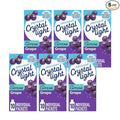 Crystal Light On The Go Energy Grape - Caffeine Energy Releasing, 10-Packet Boxes (Pack of 6)